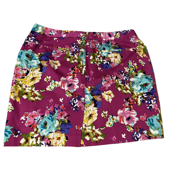 NWOT Charter Club Pencil Skirt Women Plus 22W Floral Print Spring Summer Skirt - Picture 2 of 11